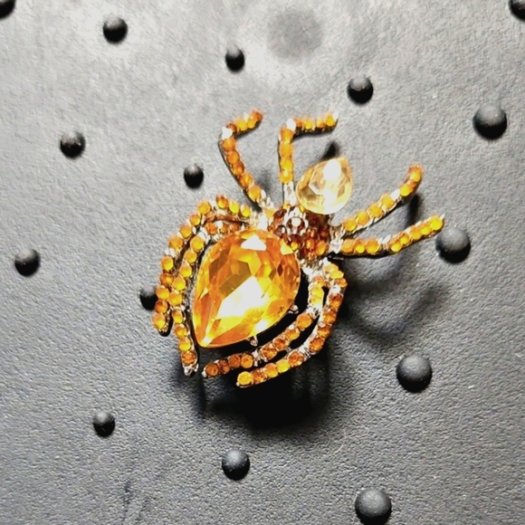 Spider Brooches Set with Gem Accents - Picture 6 of 7